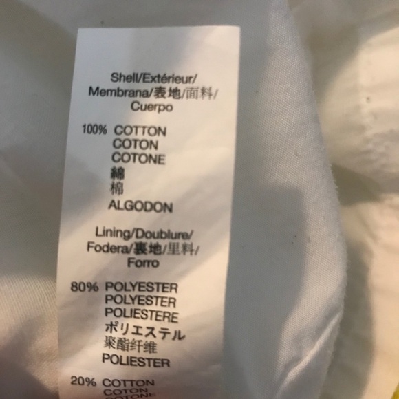 Gap White Neon Yellow Stripes Shorts - Picture 5 of 7